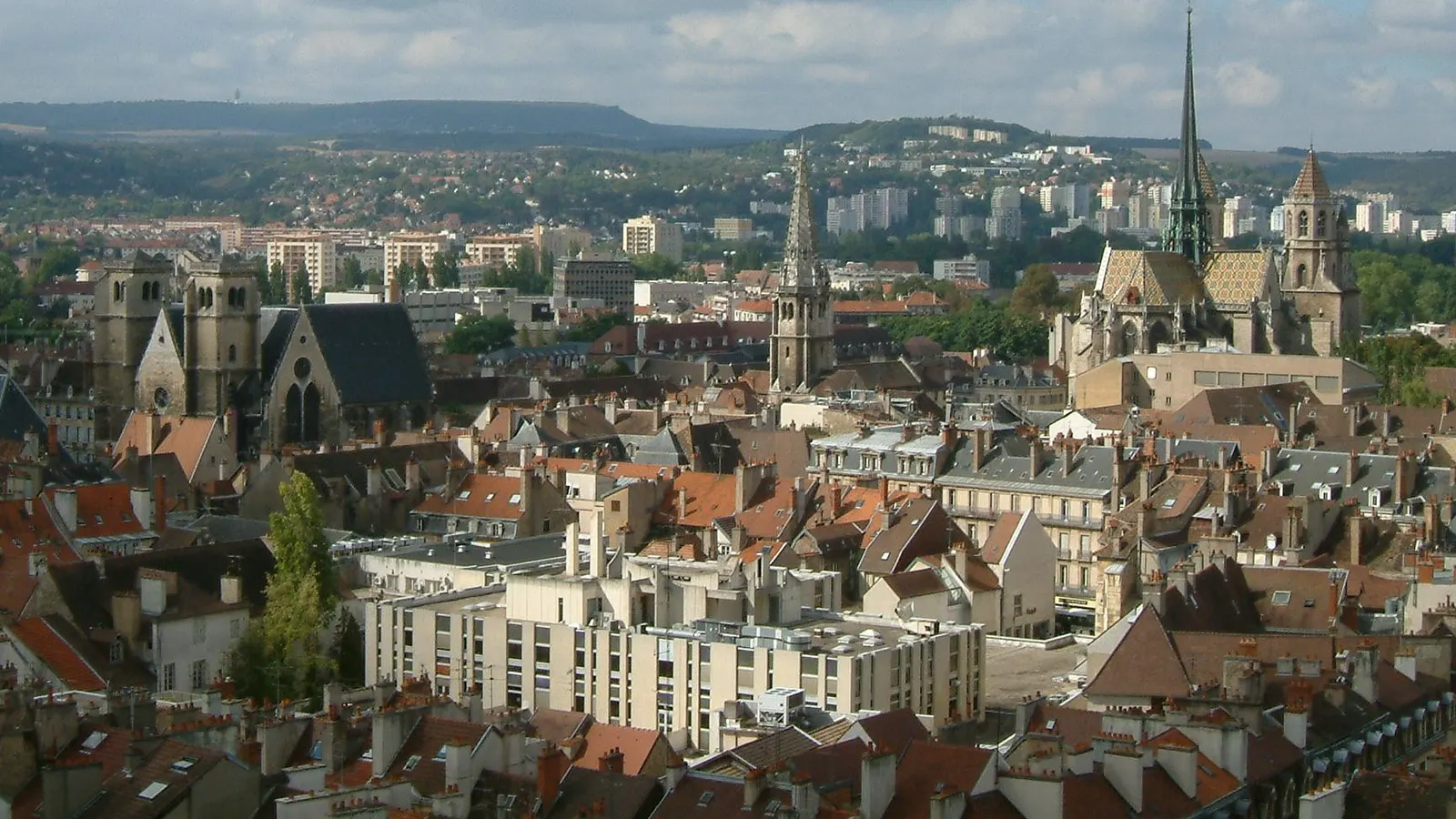 Vue panoramique de Dijon